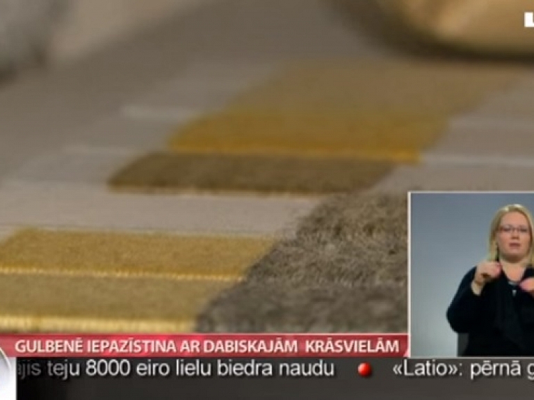 Gulbenē iepazīstina ar dabiskajām krāsvielām

