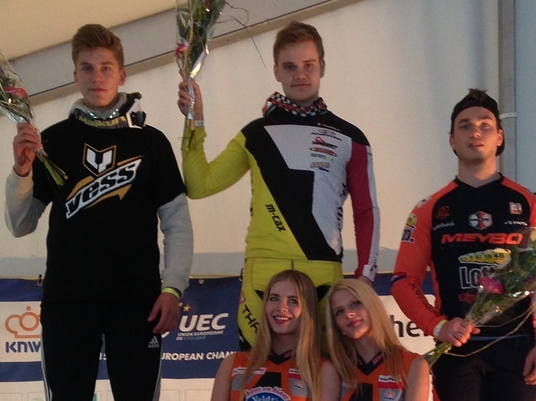 BMX kluba "Tālava" sportisti izcīna medaļas Nīderlandē
