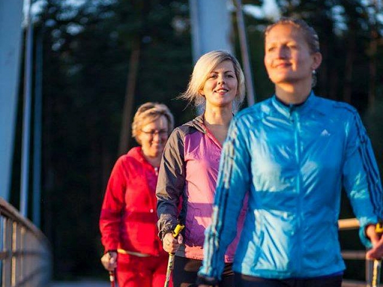Sajūtu parka atklāšanas dienā notiks nūjošanas pārgājiens  

