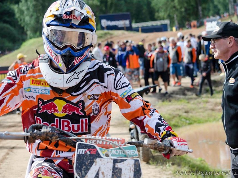 Pasaules MX2 vicečempions Pauls Jonass startēs Aizputes LČMX

