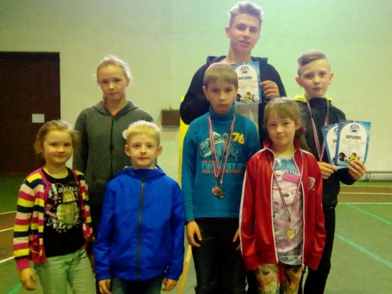 Līvānu Bērnu un jaunatnes sporta skolas audzēkņi piedalījās sacensībās Ludzā