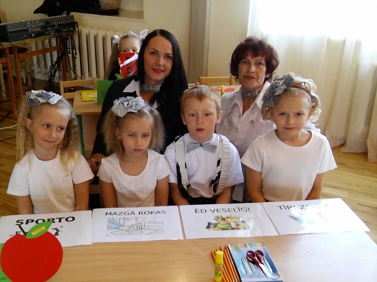 Vīksnas bērnudārza bērni piedalās konkursā "Mazais prātnieks"