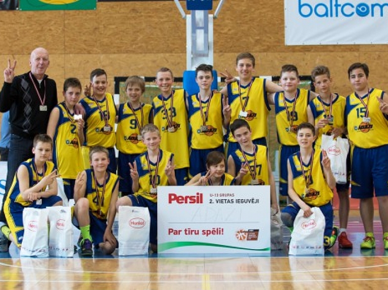 Ādažu jaunajiem basketbolistiem U13 grupā - sudrabs Latvijas čempionātā