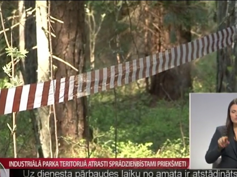 ​Valmieras Industriālā parka teritorijā atrasti sprādzienbīstami priekšmeti