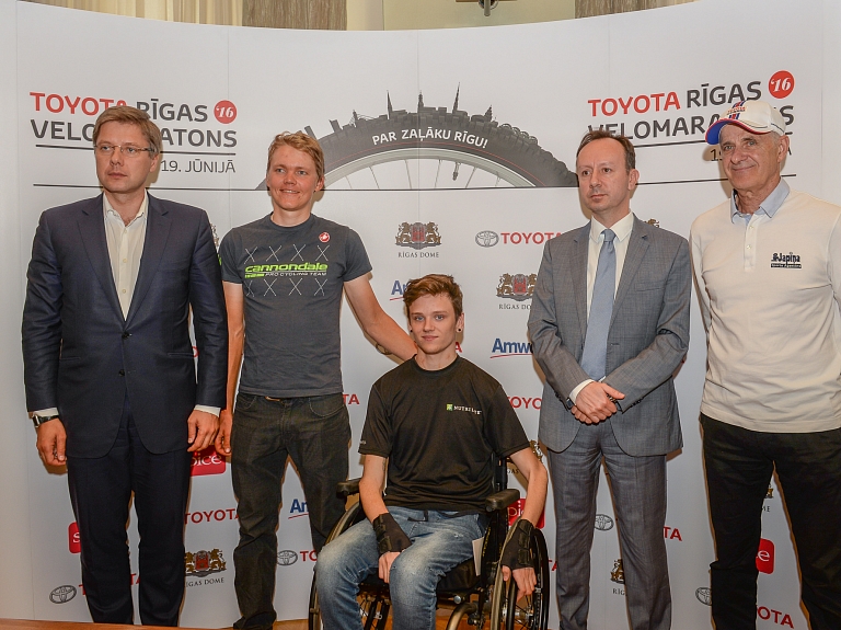 "Toyota" Rīgas velomaratonā cīnīsies par Rīgas mēra kausiem