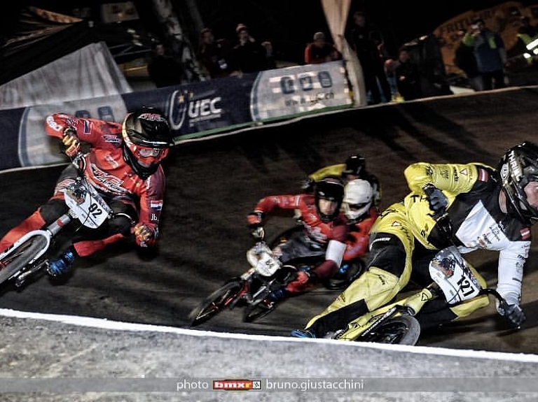 BMX riteņbraucējam Treimanim piektā vieta pasaules čempionātā; Štrombergs nepārvar pusfinālu

