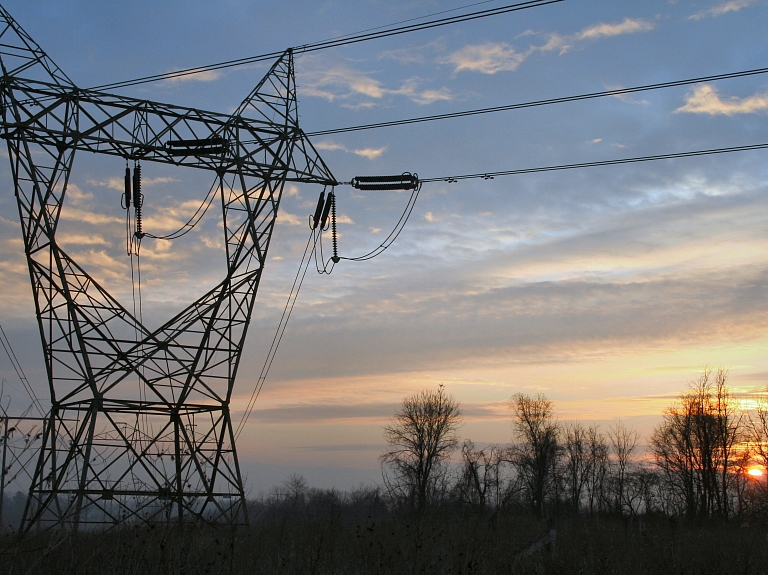 "NordBalt" atslēgums turpina celt vidējo elektrības cenu Latvijā