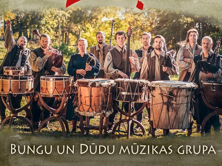 Bungu un dūdu mūzikas grupa "Auļi" Cēsīs prezentēs savu jaunu albumu