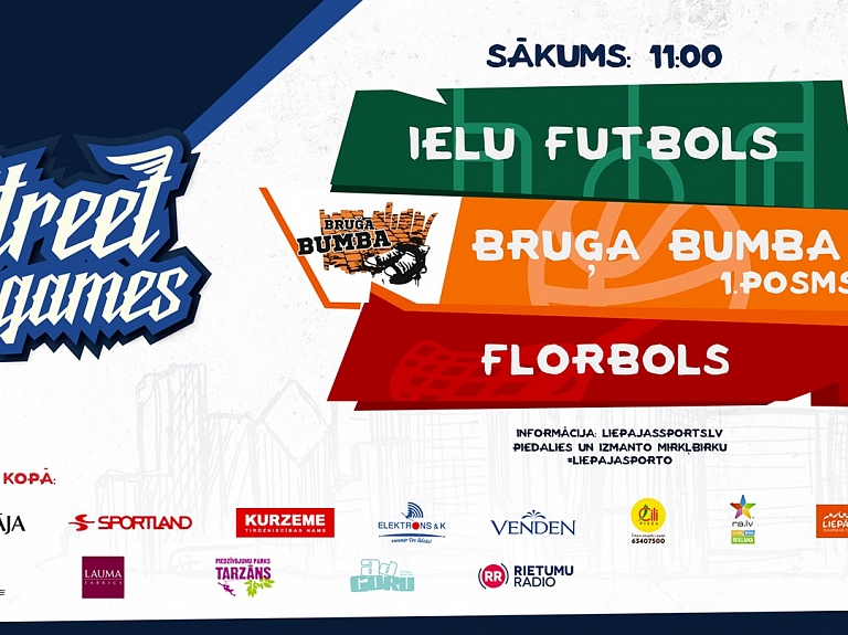 Liepājā notiks ielu sporta sacensības "Street Games"

