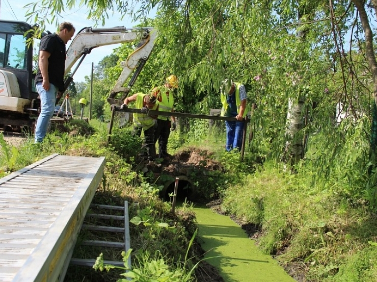 "Salacgrīvas ūdens" pilsētā sakārto ūdenssaimniecību 

