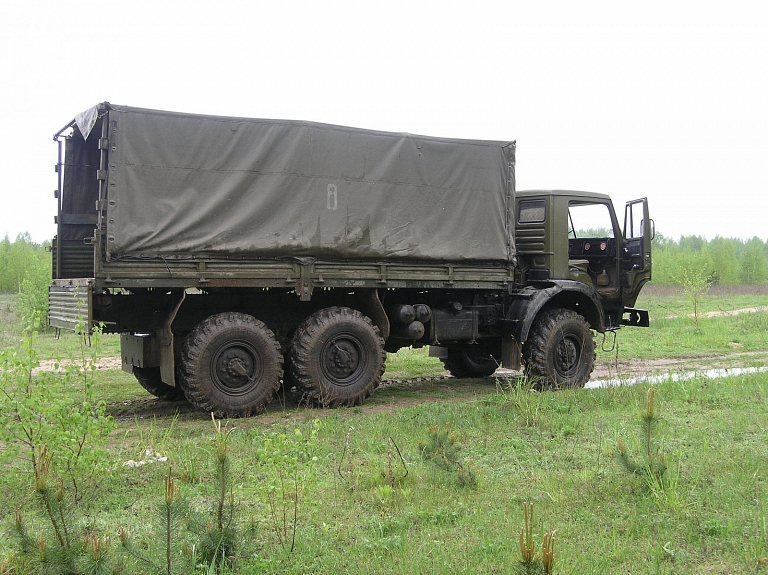 Saulkrastu novadu šķērsos vairākas militārās tehnikas vienību kolonnas