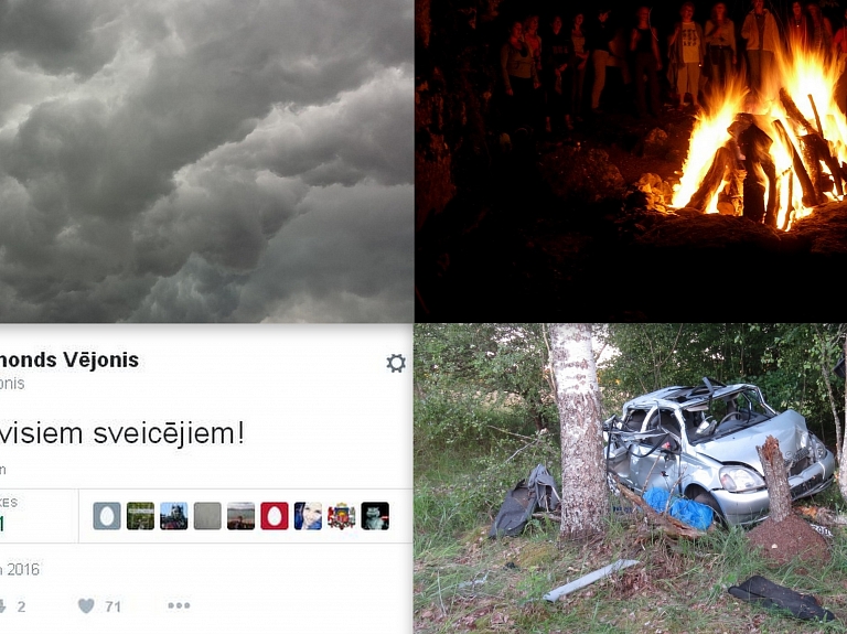 Latvijas notikumi fotogrāfijās (13.-19.jūnijs)

