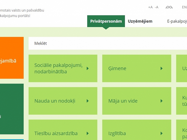 Maijā portālā "Latvija.lv" par e-pakalpojumiem samaksāti 4,19 miljoni eiro

