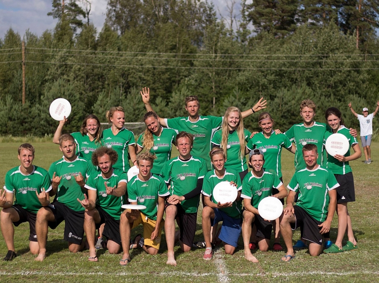 Valmieras komandai ceturtā vieta Latvijas Frisbija čempionātā 