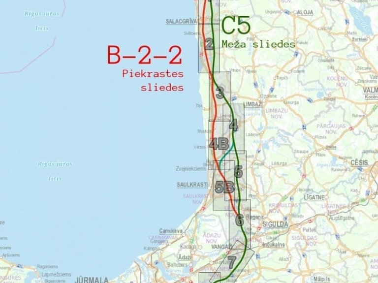 Salacgrīvas pašvaldība aicina parakstīties par "Rail Baltica" trases izbūves variantu "C - 5"