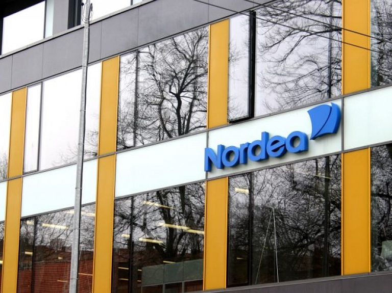 "Nordea" grupas peļņa pirmajā pusgadā - par 13% mazāka nekā pērn