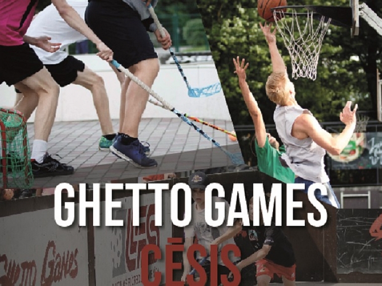 Cēsu pilsētas svētku laikā notiks "Ghetto Basket" un "Ghetto Floorball" turnīrs

