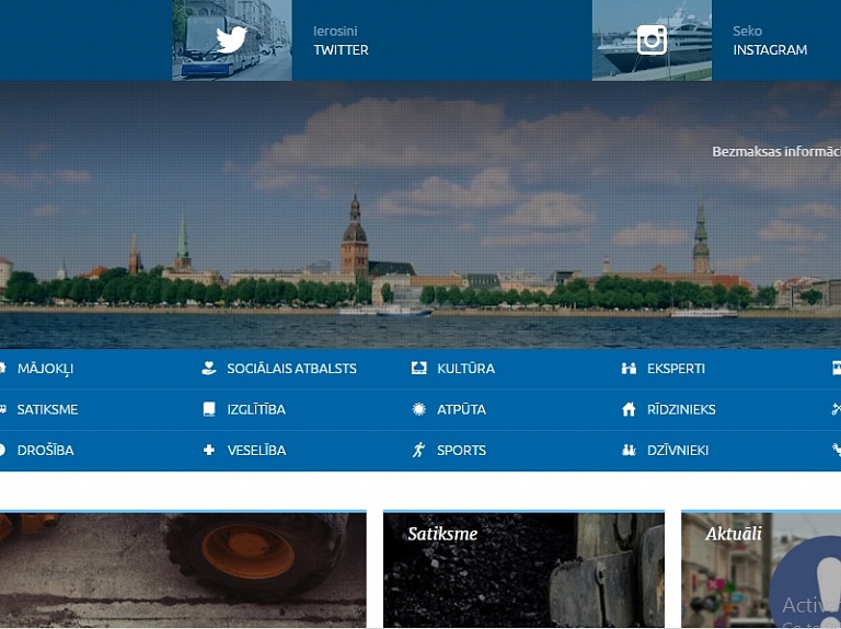 Ušakovs: Ar viegla rakstura informāciju Rīgas dome piesaista iedzīvotājus pašvaldības portālam

