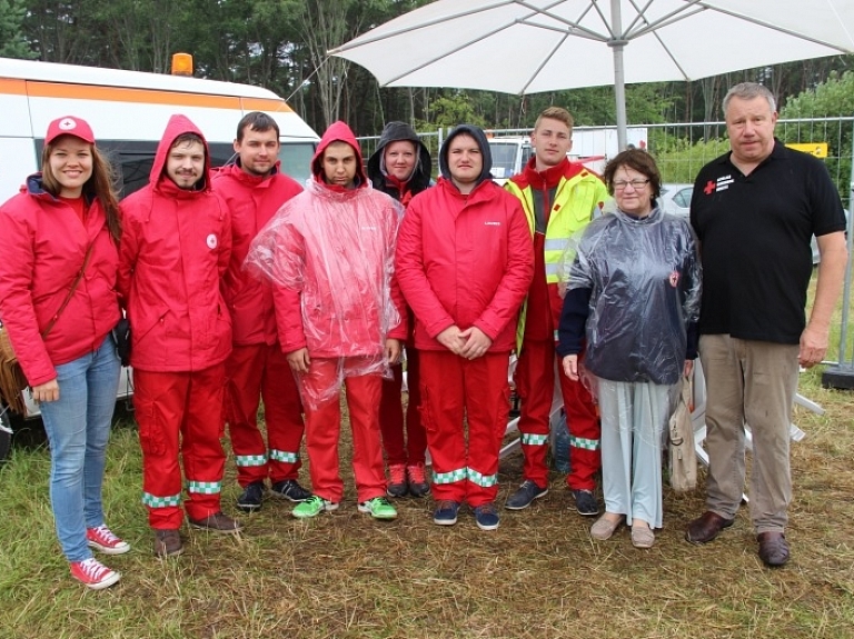 Pirmo gadu "Positivus" festivālā kopā strādājuši Igaunijas un Latvijas Sarkanais Krusts