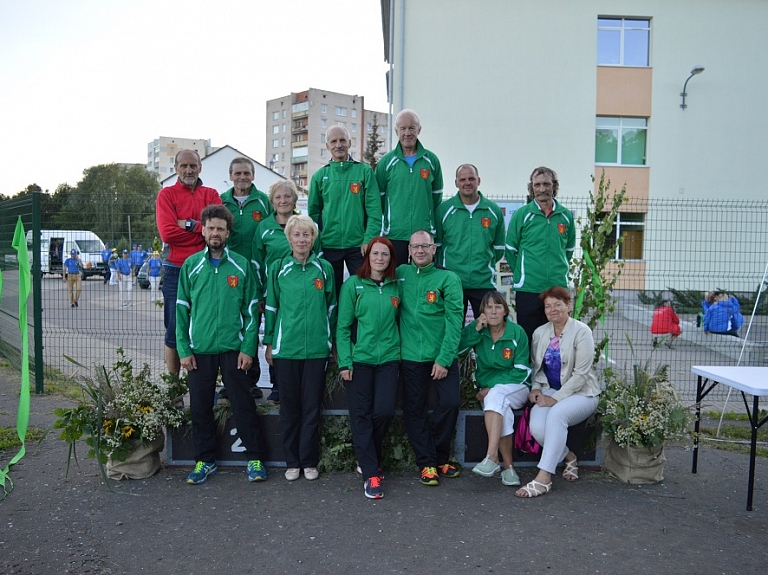 Valkas novada sporta veterāni startē Aizkrauklē

