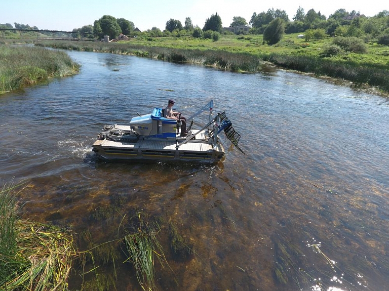 Bauskas novadā tīra ūdenstilpnes

