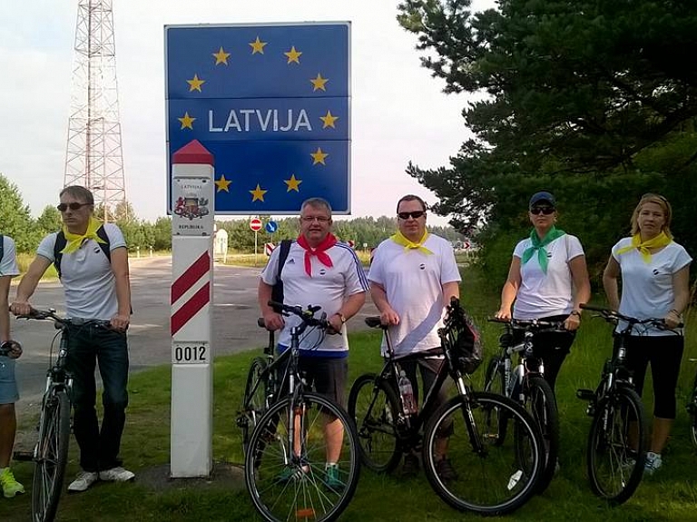 Notika Lietuvas un Latvijas robežsargu velobrauciens Palanga – Liepāja