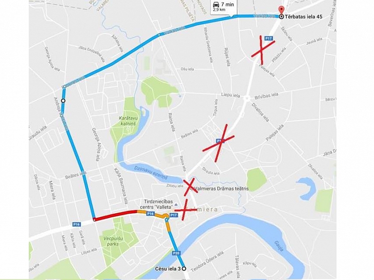 Valmieras maratona laikā gaidāmas izmaiņas autobusu kustībā

