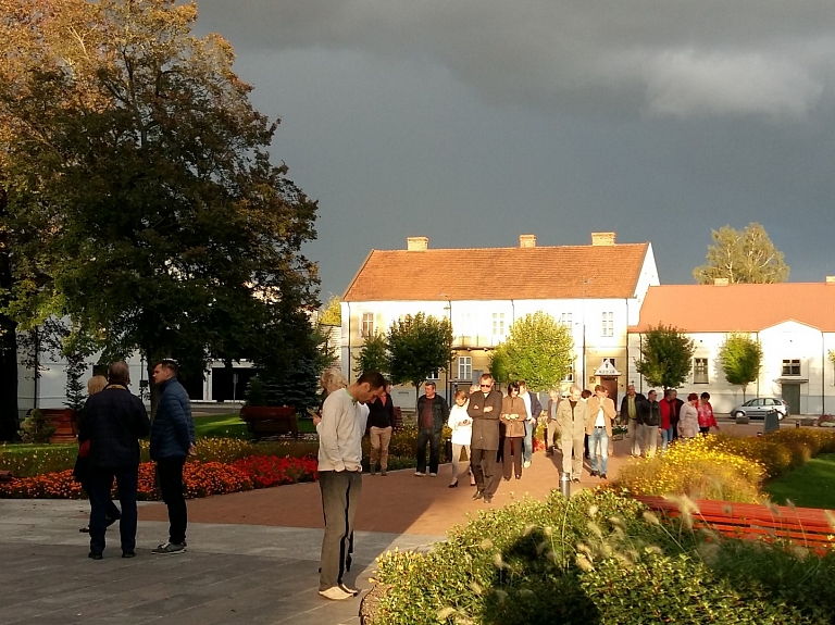 Valkas - Valgas delegācija mācību vizītē Marijampolē

