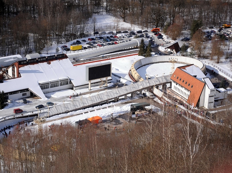 Bobsleja un kamaniņu trasē "Sigulda" apmeklētāju skaits šajā ziemas sezonā līdzīgs pērnajam gadam