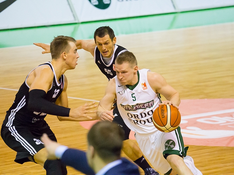 "VEF Rīga" LBL fināla atkārtojumā uzvar "Valmiera"/ORDO basketbolistus

