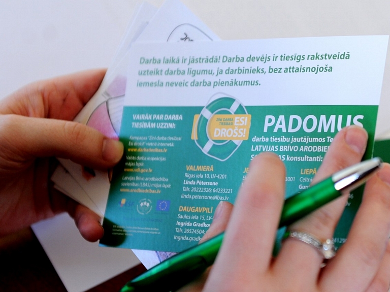 Liepājā konsultēs par darba tiesību un darba aizsardzības jautājumiem
