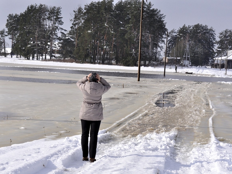 Straujš atkusnis Daugavpils novadā var radīt plūdus