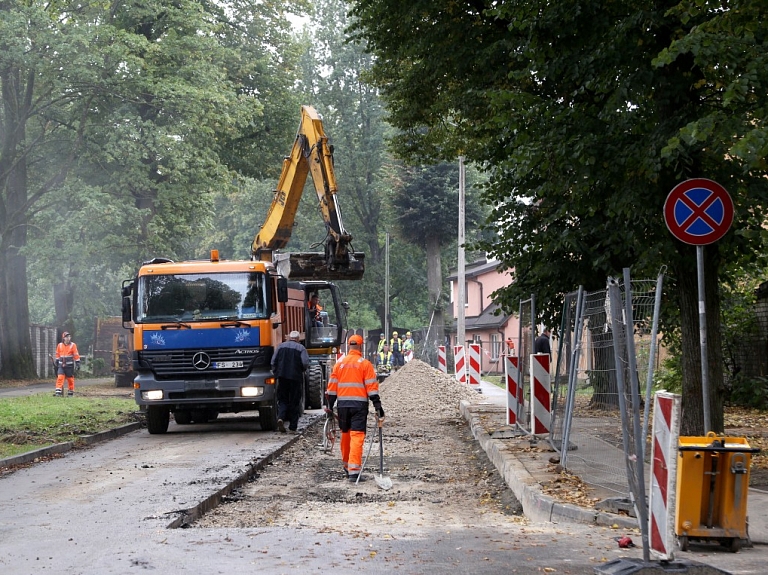 Ventspilī ieguldīs 3,2 miljonus eiro Kurzemes ielas pārbūvē