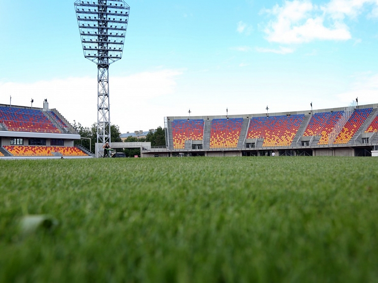 Sākta Vidzemes Olimpiskā centra futbola stadiona pārbūve