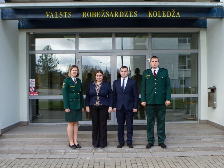 Valsts robežsardzes koledžā vizītē ieradās Baltkrievijas Republikas amatpersonas

