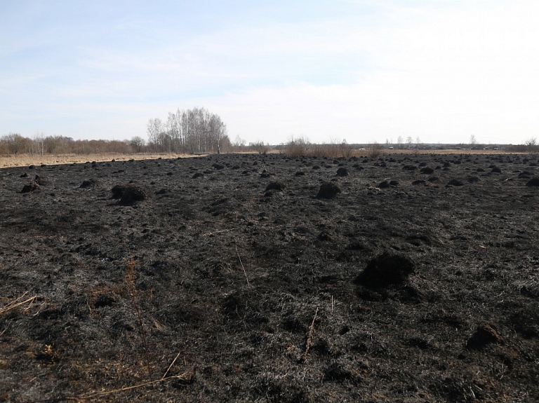 Pļaviņu novadā pieķerts kūlas dedzinātājs