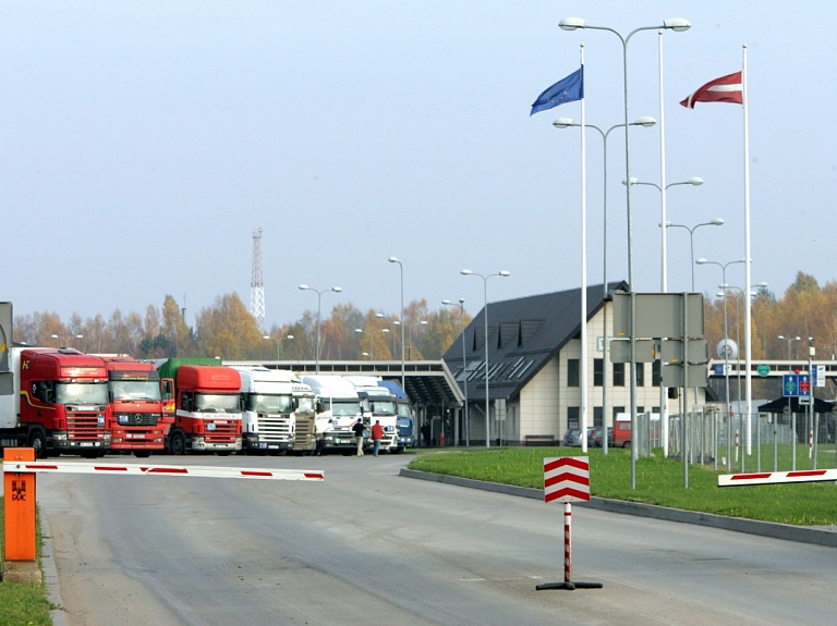 Robežšķērsošanas vietas "Terehova" rekonstrukcijas darbu laikā būs izmaiņas satiksmes organizācijā