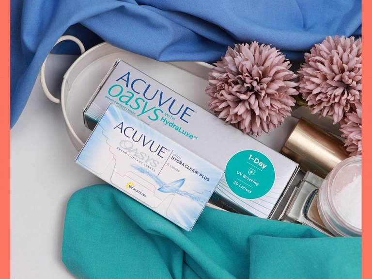 Izvēlies labāko savām acīm – Acuvue Oasys lēcas!

