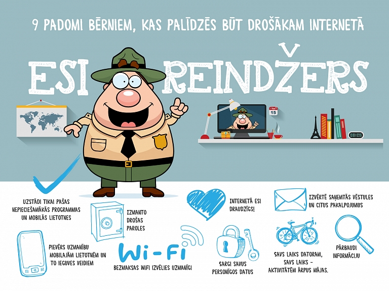 TOP 7 padomi vecākiem, lai palīdzētu bērniem būt drošiem internetā