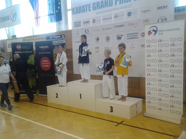 Karatē kluba "Tīģeri" audzēkņu panākumi Čehijā