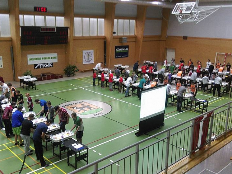 Jēkabpilieši  startē Latvijas Kausa izcīņas 2.posmā galda hokejā