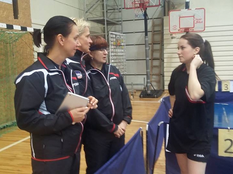 Jēkabpilī, Latvijas komandu čempionātā, tiekas  vadošie galda tenisisti