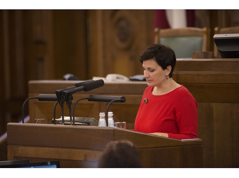 Ilze Viņķele/ Foto: Juris Vīgulis/ Saeimas Kanceleja