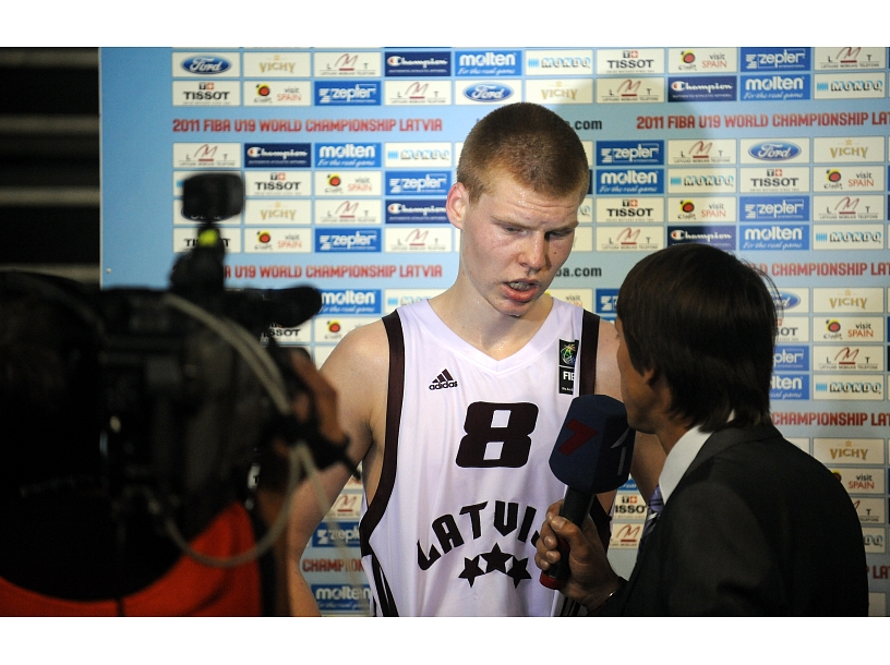 Dāvis Bertāns/ Foto: Edijs Pālens/LETA