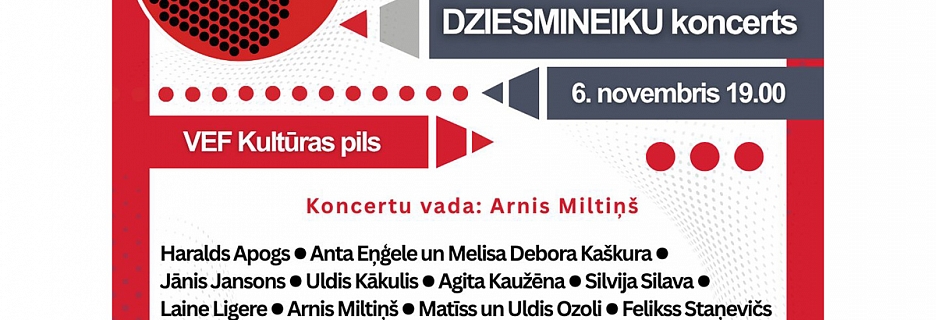 Festivālā “BILDES” notiks DZIESMINIEKU koncerts