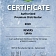 Refco Manufacturing sertifikāts