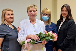 В ДРБ проводили на заслуженный отдых медсестру Таисию Лаврентьеву