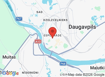  Vienības 36A, Daugavpils, LV-5401,  Daugavpils Centra vidusskola, Pirmsskolas programmas īstenošanas vieta