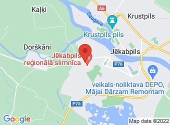  Stadiona 1, Jēkabpils, Jēkabpils nov. LV-5201,  Jēkabpils reģionālā slimnīca, SIA, Poliklīnika