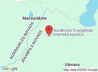  "Ģederti", Viesītes pagasts, Jēkabpils nov., LV-5237,  LATVIJAS EVAŅĢĒLISKI LUTERISKĀS BAZNĪCAS SUNĀKSTES DRAUDZE